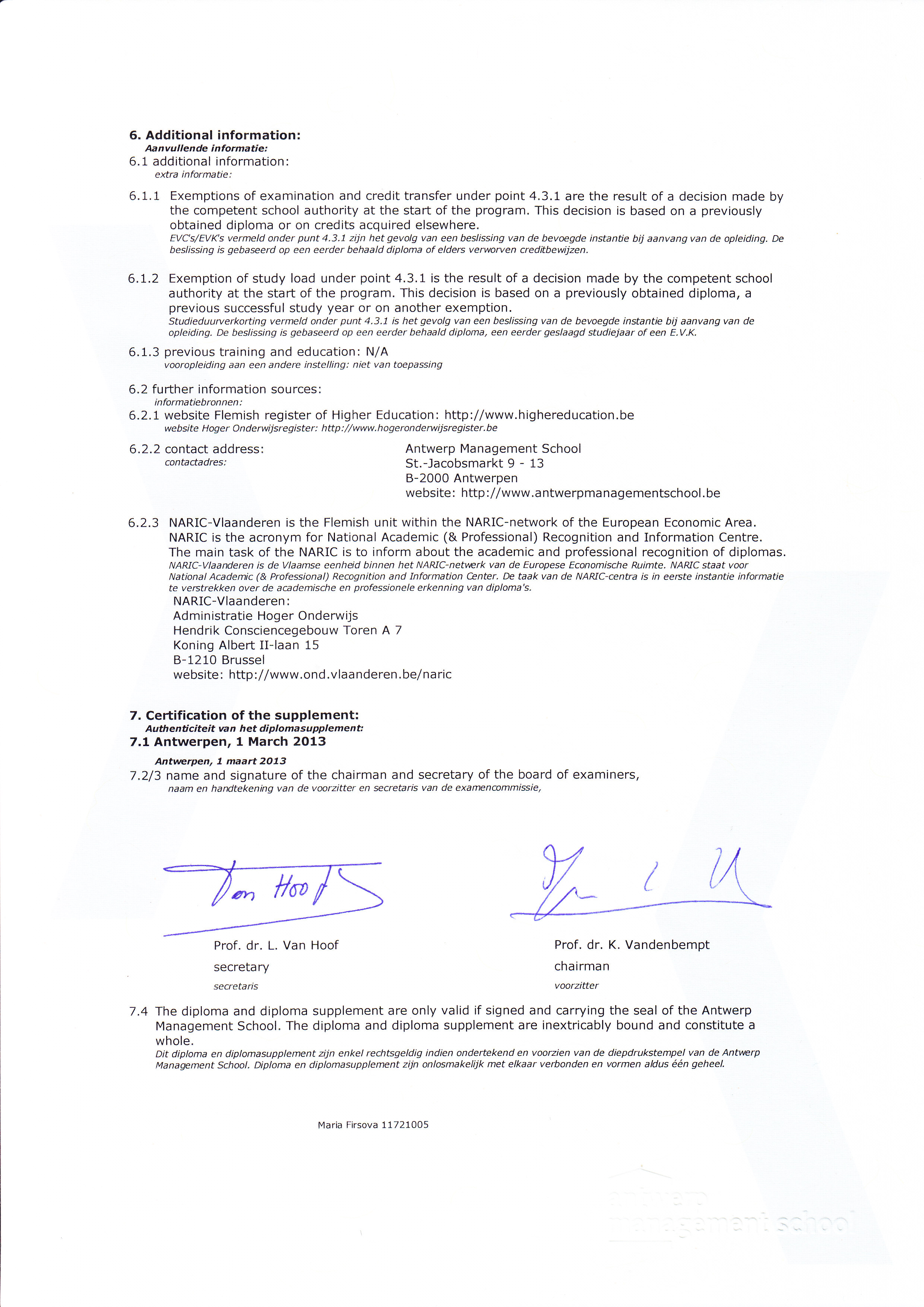 BelgiumDiplomaSupplement_page3